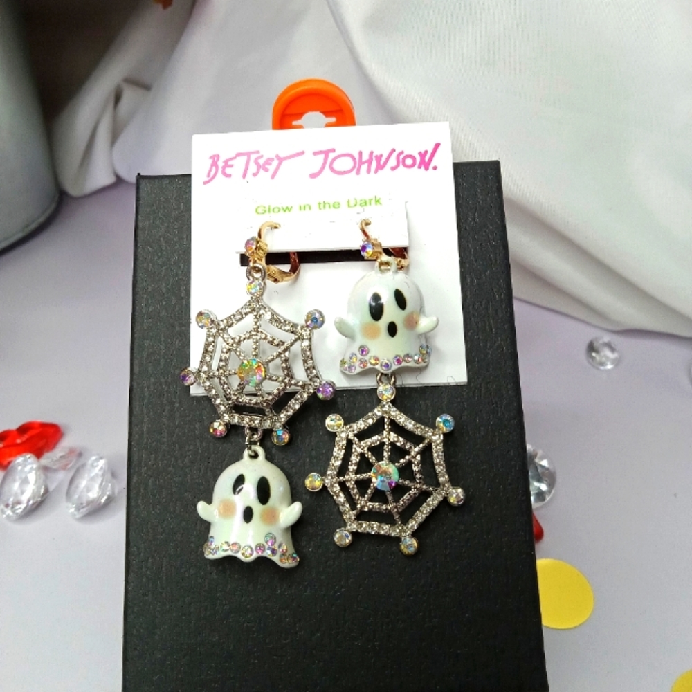 Betsey johnson ghost earings.